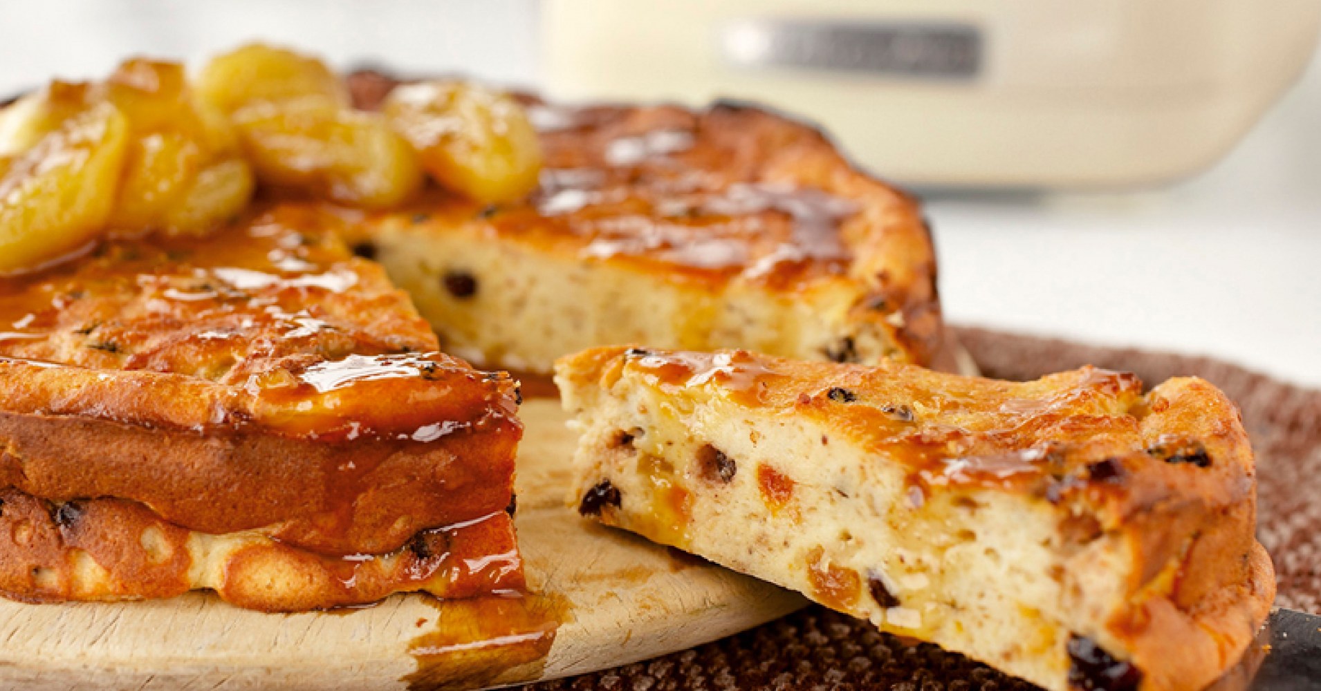 Sweet Baked Ricotta Cake Recipe | myfoodbook